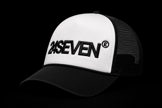 24SEVEN HATS - Black & white