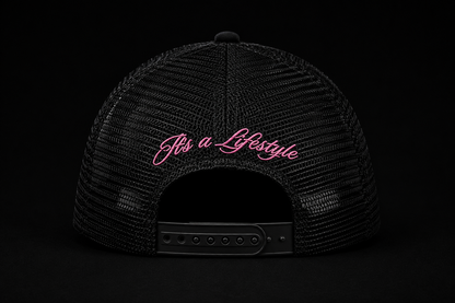 24SEVEN HAT - Black & Pink